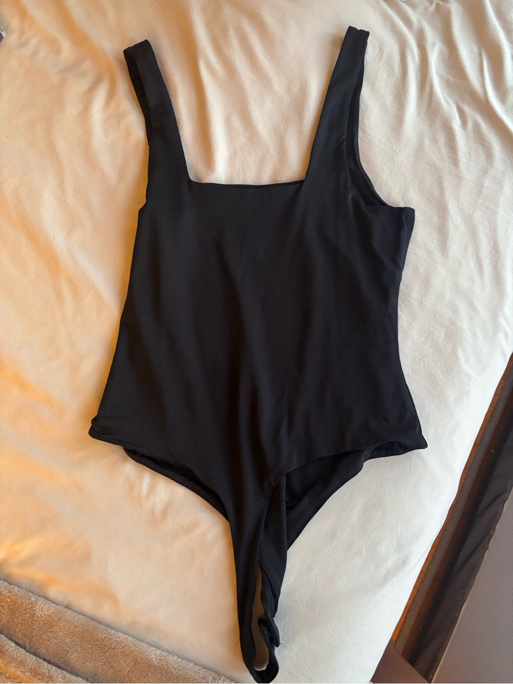 Almost Famous Black Scoop Neck Kids One-Piece